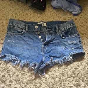 Free people jean shorts